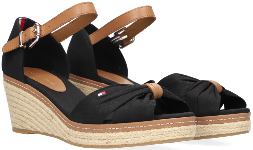 Tommy hilfiger sandalen schwarz clearance