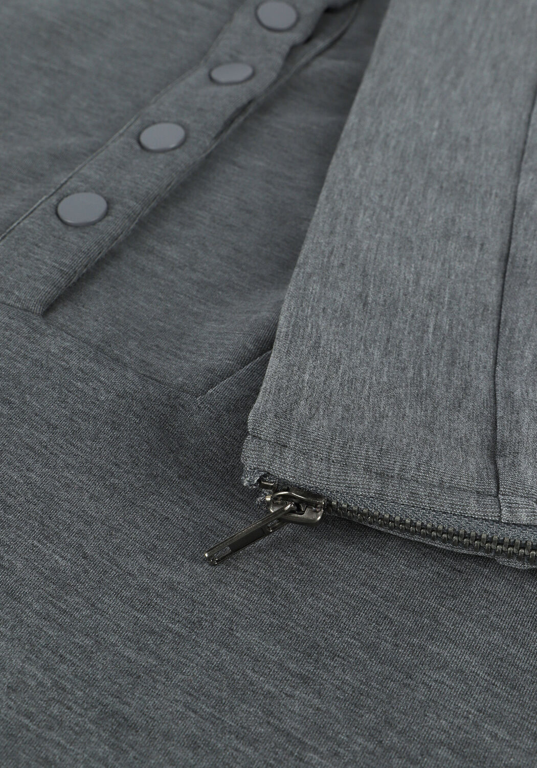 Graue SIMPLE Midikleid BLAIR - large