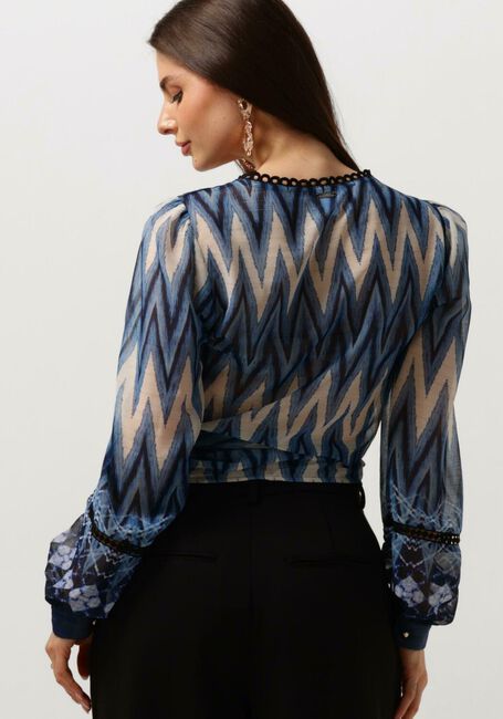 Blaue LIU JO Blusen BLUSA SUNSHINE - large