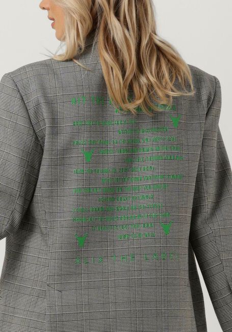 Schwarze ALIX THE LABEL Blazer WOVEN CHECK BLAZER - large