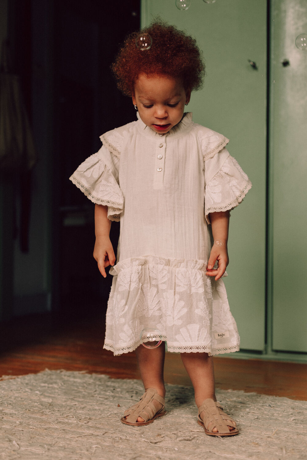 Ecru BAJE STUDIO Minikleid NOVA - large