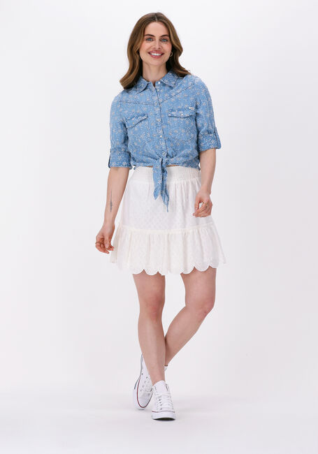 Blaue GUESS Blusen SEXY PIN UP SHIRT - large