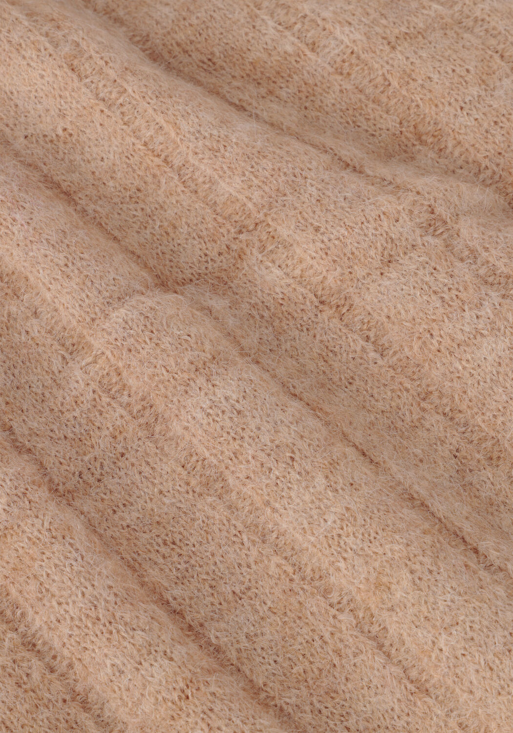 Taupe SELECTED WOMEN Midikleid GLOWIE LS KNIT O-NECK DRESS - large