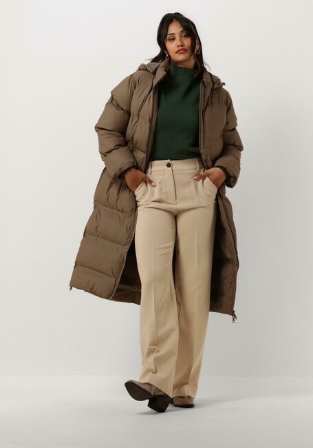 Taupe NEO NOIR Wattierte Jack VIVIANA C PUFFER JACKET - large