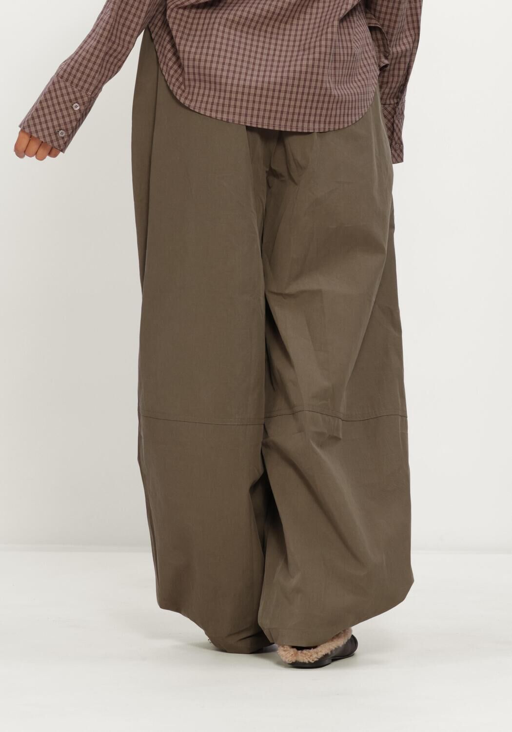 Olive NOTRE-V Weite Hose NV-ISOTTE - large
