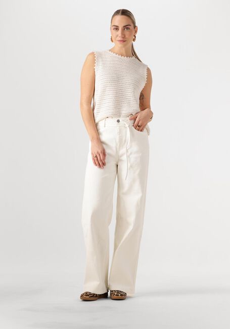 Weiße MODSTRÖM Wide jeans ISOLDEMD SOLID PANTS - large