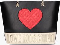Rote LOVE MOSCHINO Handtasche HEART Q 4024 - medium