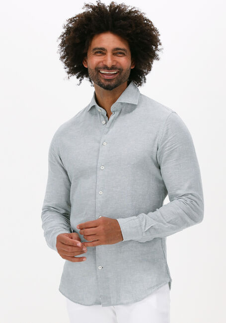 Grüne PROFUOMO Casual-Oberhemd HARTGER W COTTON-LINNEN - large