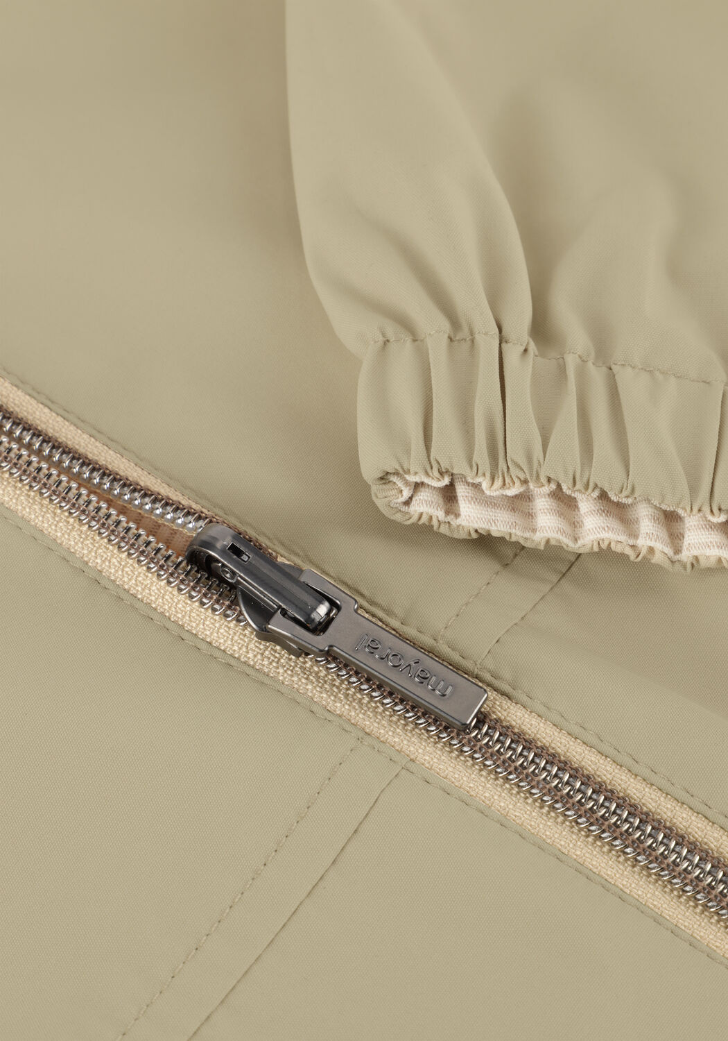 Beige MAYORAL Jack REVERSIBLE LINEN WINDBREAKER - large