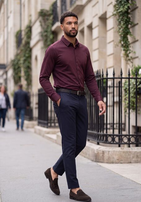 Bordeaux DESOTO Casual-Oberhemd CASUAL KENT 1/1 - large