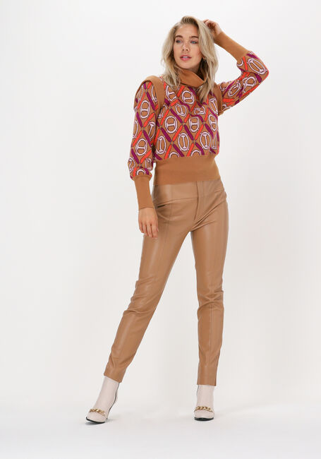 Camelfarbene SILVIAN HEACH Rollkragenpullover SWEATER KILLEN - large