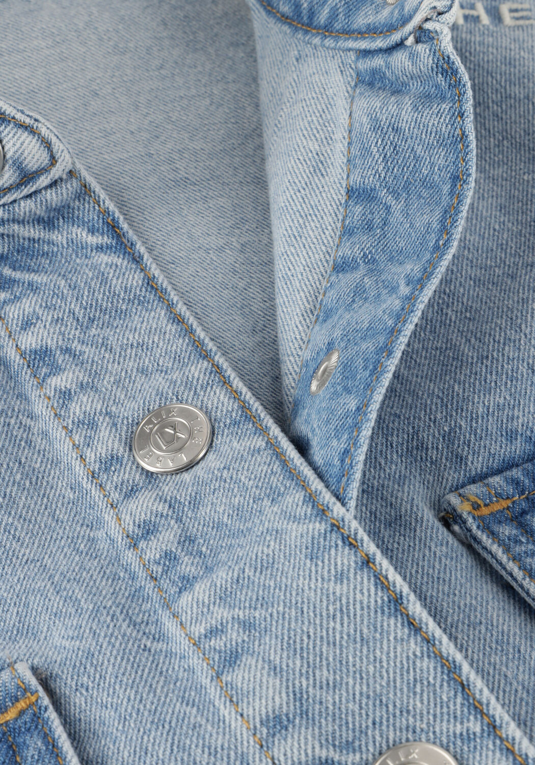 Blaue ALIX THE LABEL Minikleid LADIES WOVEN FLOWY SHIRT DRESS - large