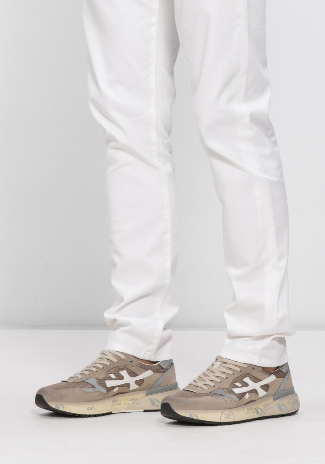 Taupe PREMIATA Sneaker Low MICK - large