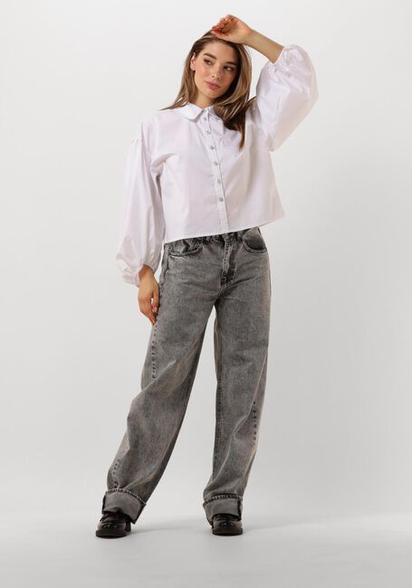 Graue CO'COUTURE Wide jeans NEW VIKA LONG JEANS - large