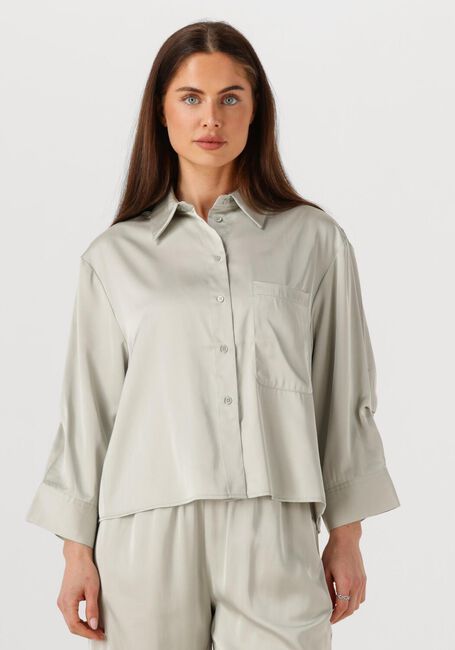 Hellgrau WITHBLACK Blusen WBLPADDIE SATEEN SHIRT - large