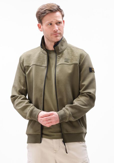 Gr&uuml;ne PME LEGEND Strickjacke INTERLOCK SWEAT - large