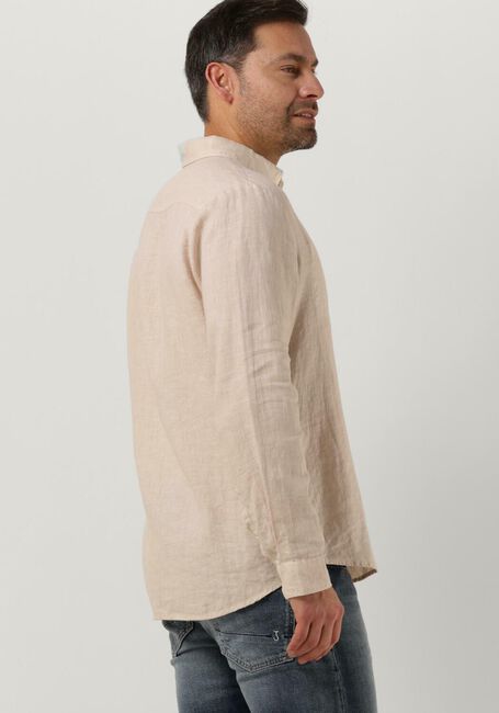 Beige BUTCHER OF BLUE Casual-Oberhemd ROBBINS LINEN CLEAN SHIRT - large