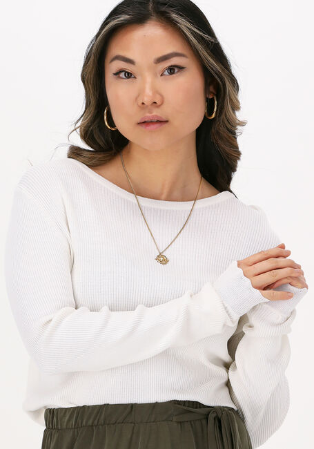 Nicht-gerade weiss OBJECT Top OBJHARRIET L/S KNIT PULLOVER - large