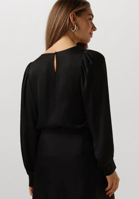 Schwarze SUMMUM Top TOP LONG SLEEVES SILKY TOUCH - large