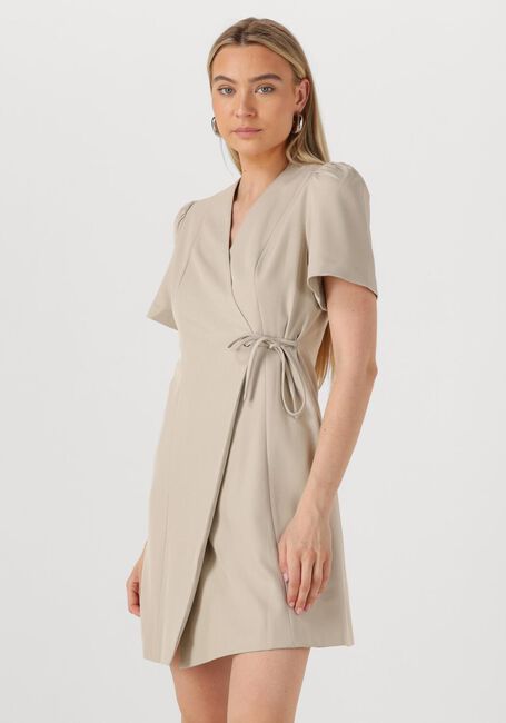 Beige NEO NOIR Minikleid SENDITA EYELET DRESS - large
