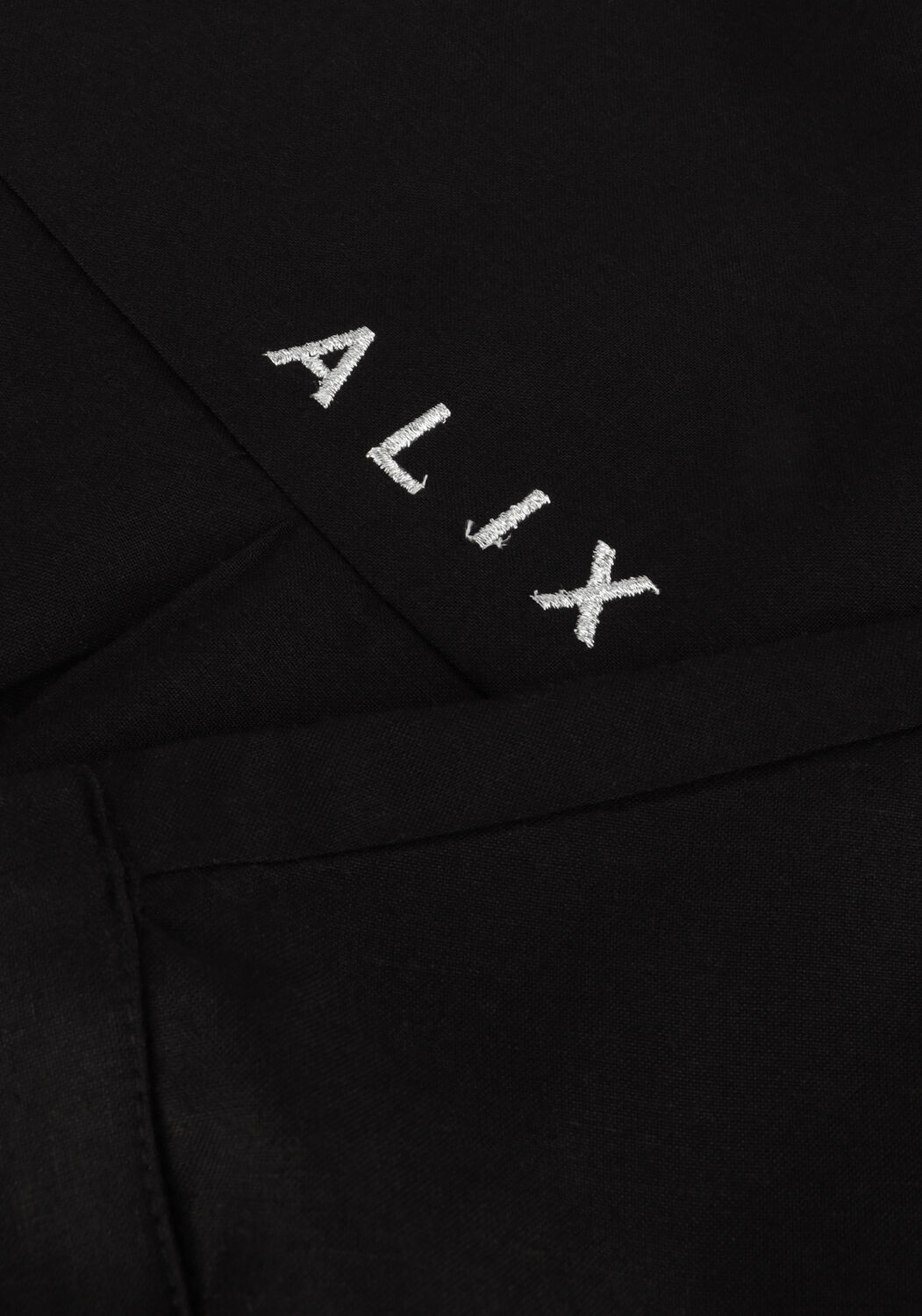 Schwarze ALIX THE LABEL Blusen LADIES WOVEN LINEN OVERSIZED BLOUSE - large