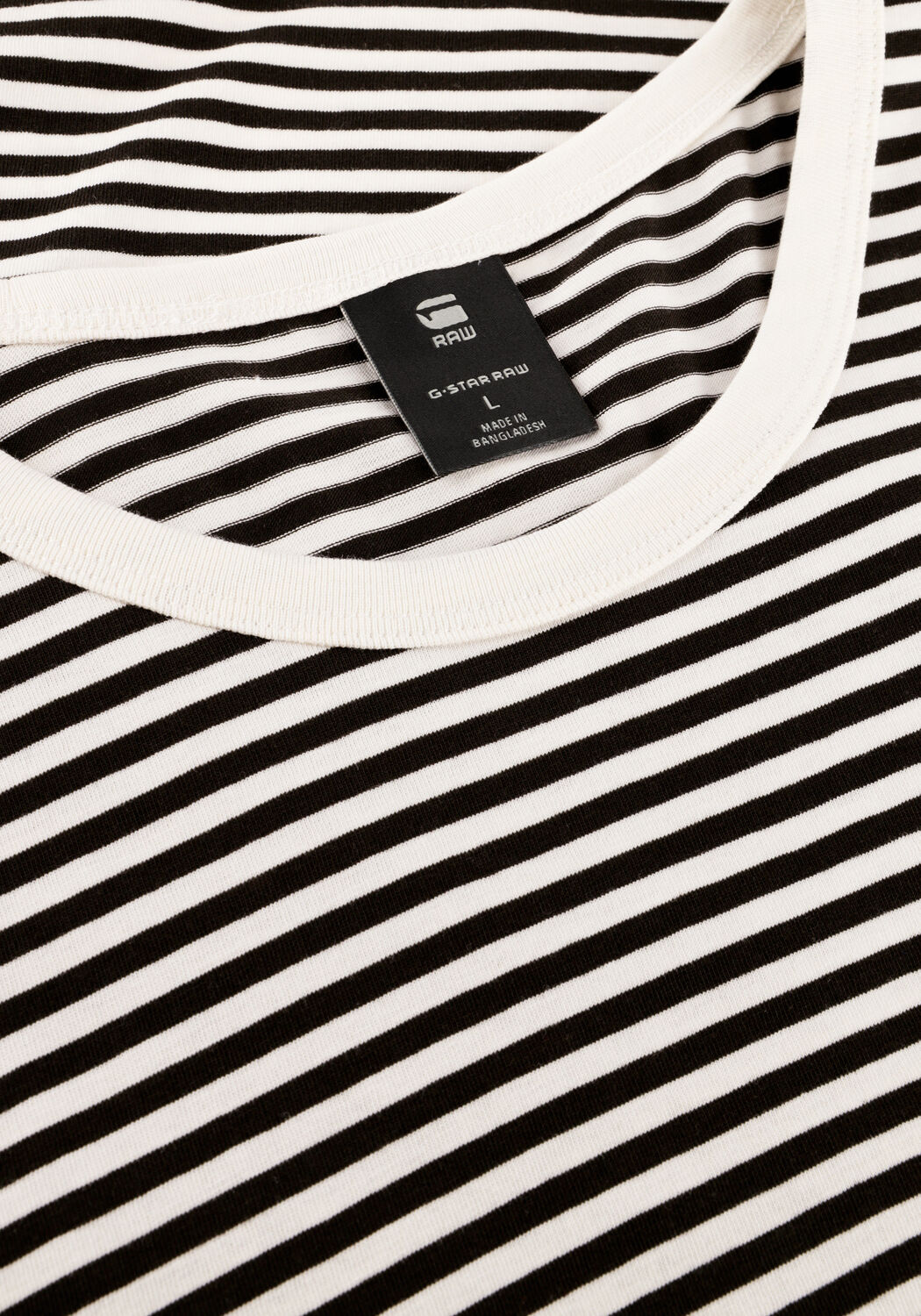 Wei&szlig;e G-STAR RAW T-shirt STRIPE SLIM R T - large