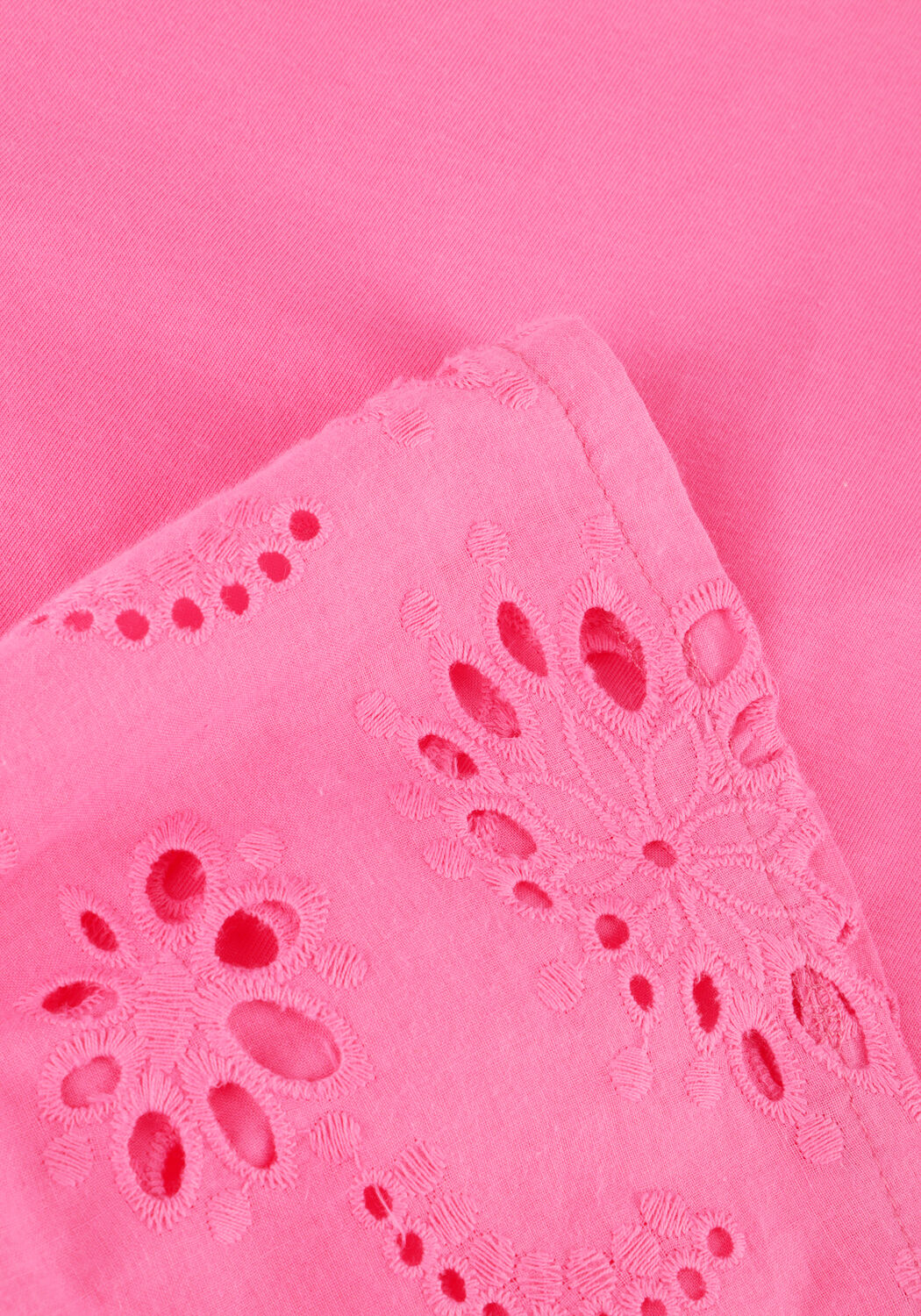 Rosane SUMMUM T-shirt TOP JERSEY AND BRODERIE MIX - large