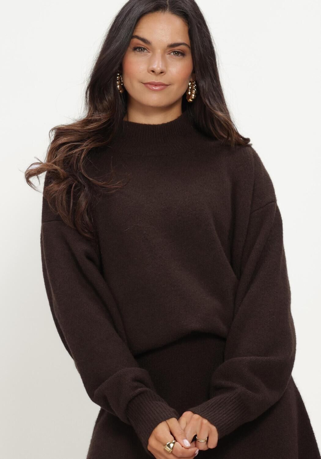 Braune NOTRE-V Pullover NV-IGA - large
