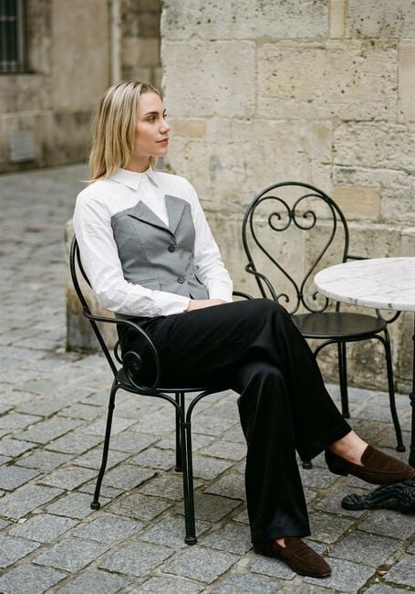 Mehrfarbige/Bunte CO'COUTURE Top POLLY CORSAGE MIX SHIRT - large