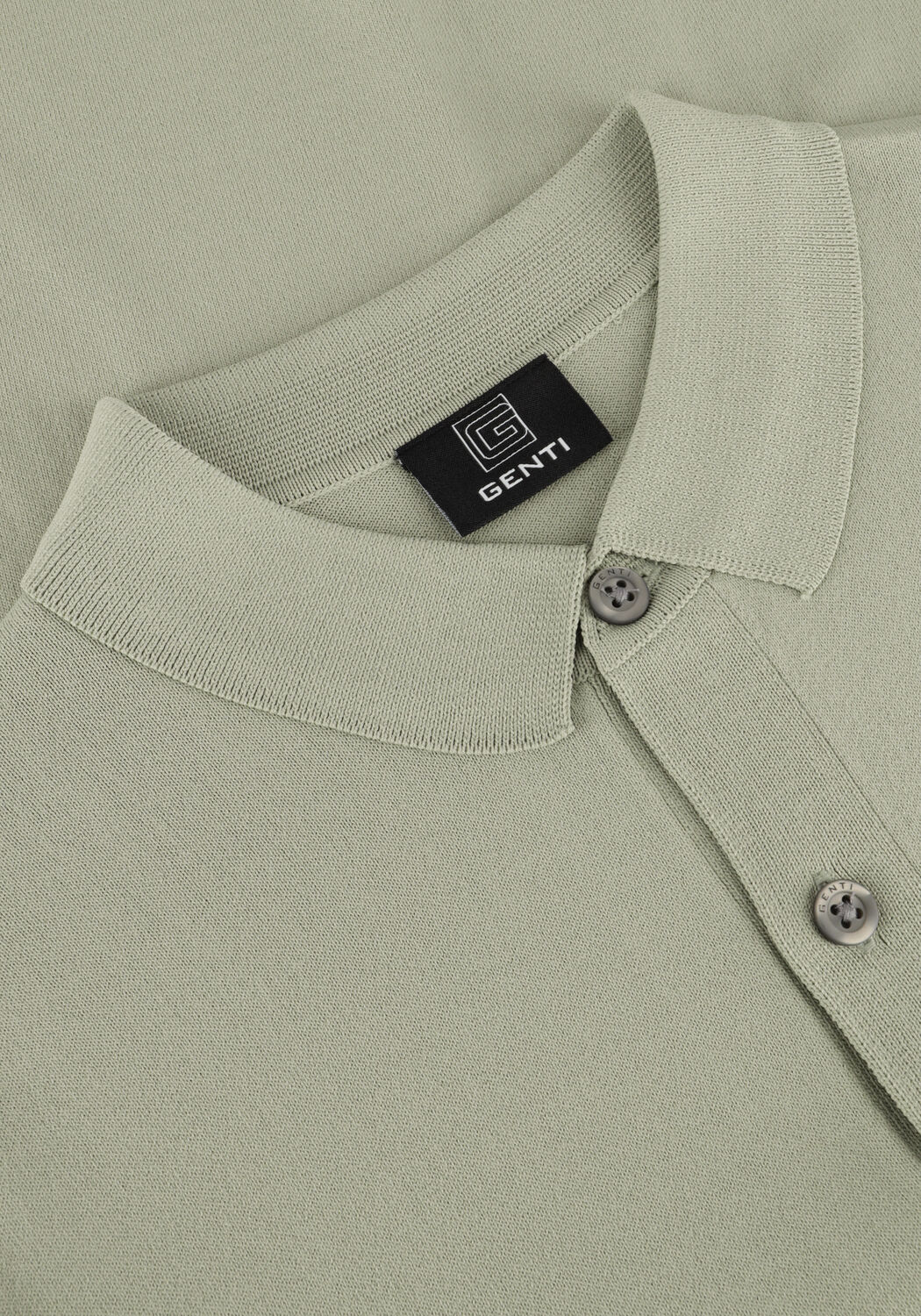 Gr&uuml;ne GENTI Polo-Shirt POLO BUTTON SS K2046-1260 - large