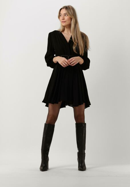 Schwarze LOUIZON Minikleid AMINE ROBE - large