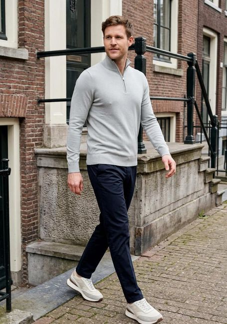 Gr&uuml;ne PROFUOMO Pullover HALF ZIP LUXURY BASIC - large