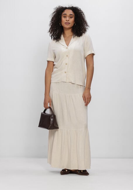 Beige OBJECT Maxirock OBJSANNE MW LONG LAYER SKIRT - large