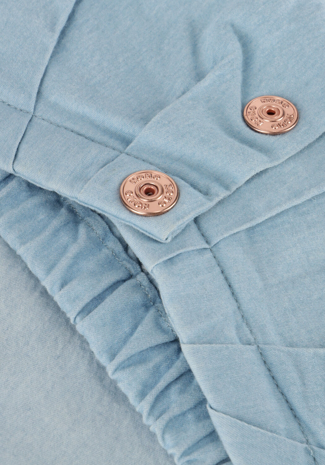 Blaue NONO Blusen TARA CROPPED DENIM BLOUSE - large