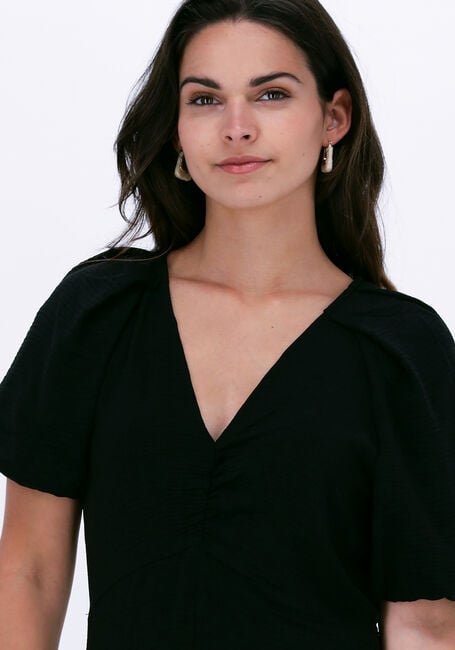 Schwarze NEO NOIR Maxikleid BOMBA SOLID DRESS - large