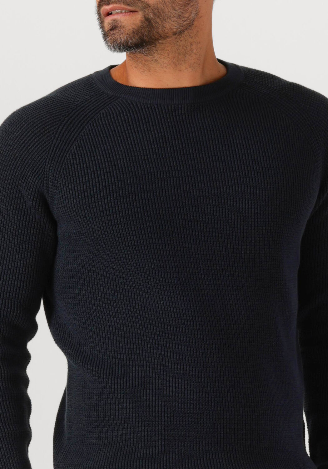 Dunkelblau GENTILUOMO Pullover ROUND LS RAGLAN - large
