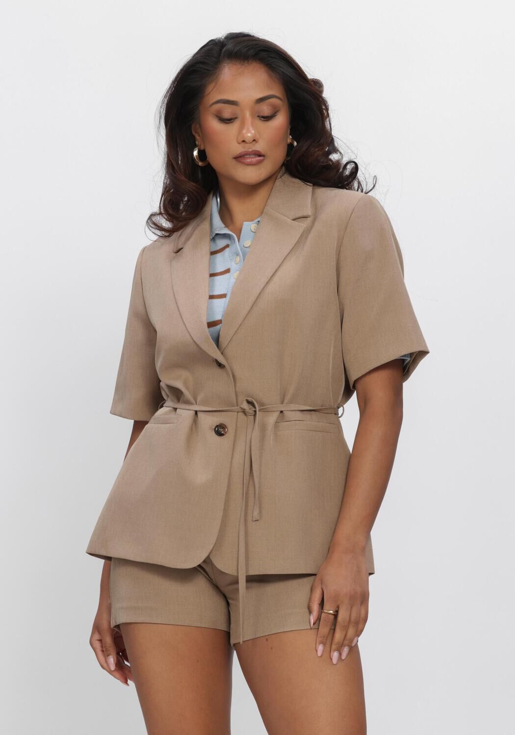 Braune MODSTR&Ouml;M Blazers ALAYAMD SS BLAZER - large