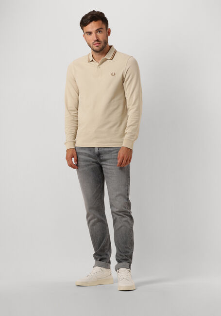 Nicht-gerade weiss FRED PERRY Polo-Shirt TWIN TIPPED FRED PERRY SHIRT LONG SLEEVE - large