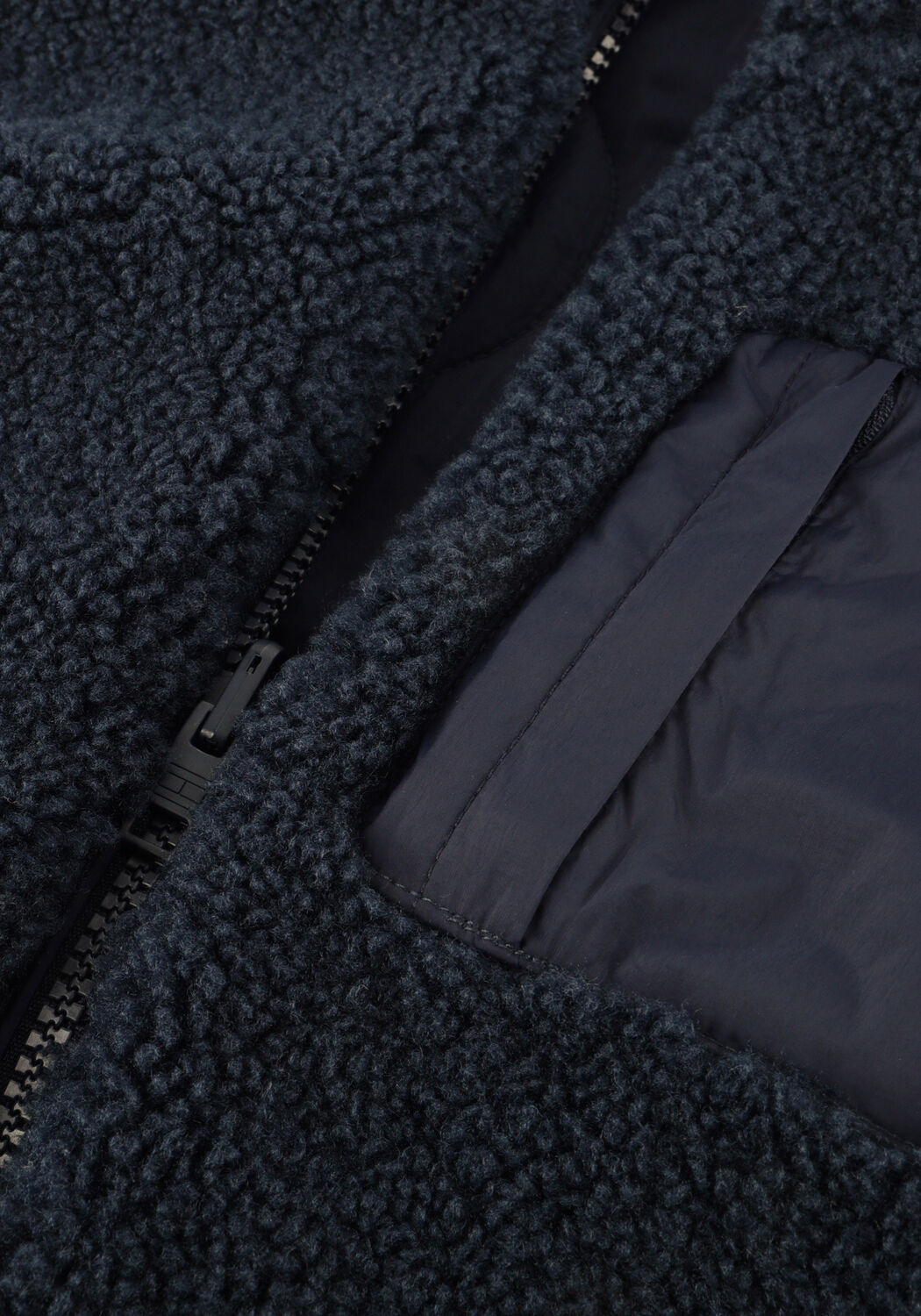 Dunkelblau TOMMY HILFIGER Bodywarmer REVERSIBLE TEDDY VEST - large