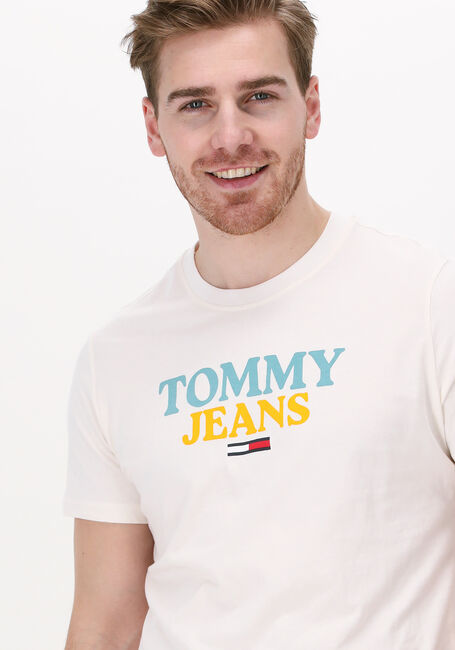 Weiße TOMMY JEANS T-shirt TJM ENTRY GRAPHIC TEE - large