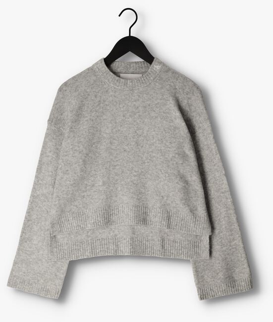 Graue CALVIN KLEIN Pullover FLUFFY WIDE OPEN SLEEVES SWEATER - large