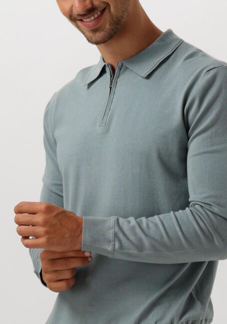 Blaue PURE PATH Polo-Shirt REGULAR FIT KNITWEAR POLO806 - large