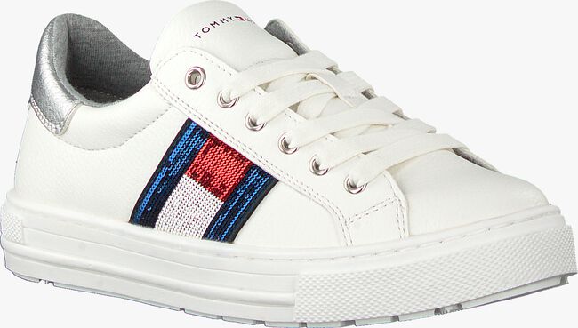 Weiße TOMMY HILFIGER Sneaker low LOW CUT LACE UP T3A4-30616 - large