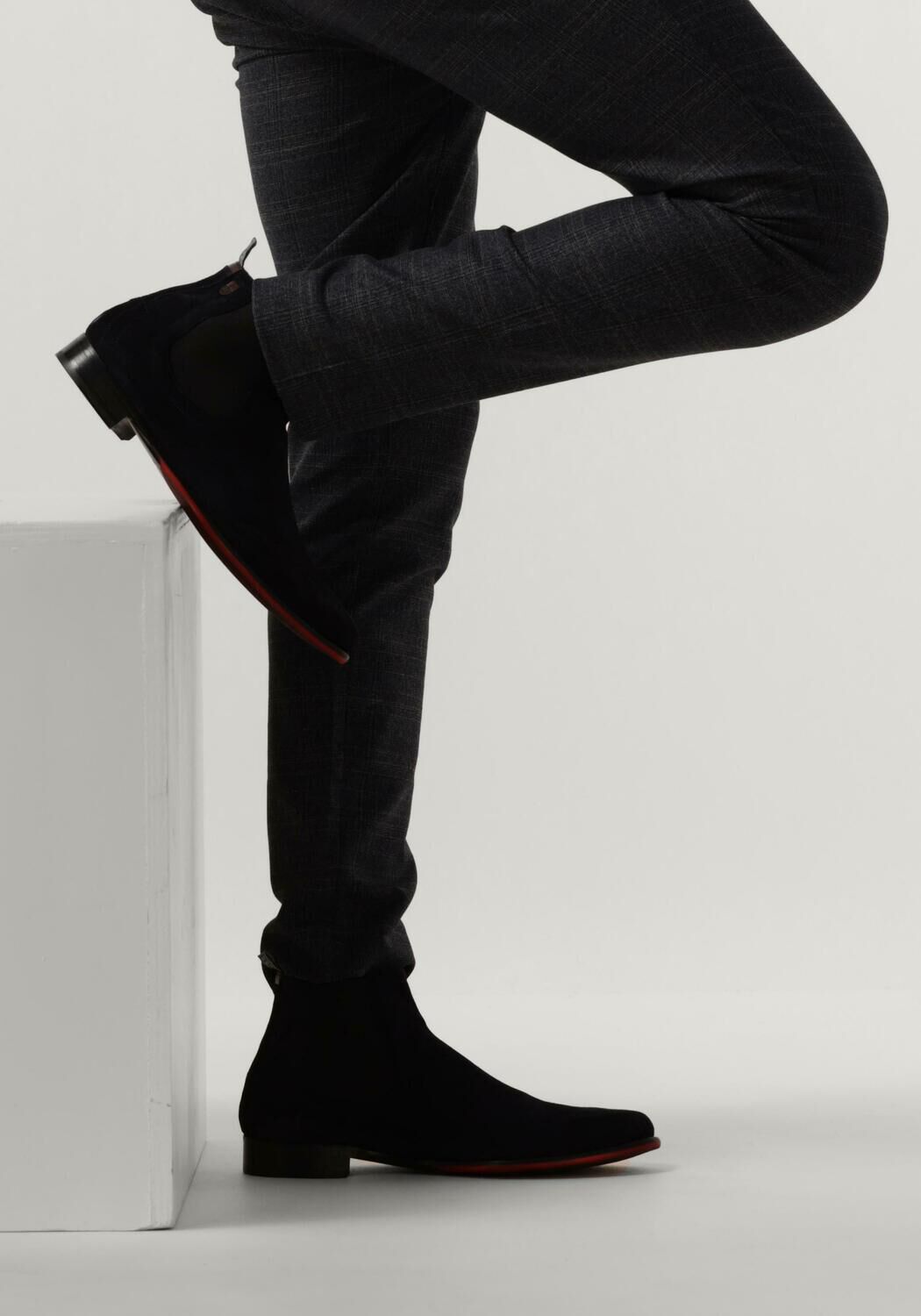 Blaue FLORIS VAN BOMMEL Chelsea Boots SFM-60052 - large