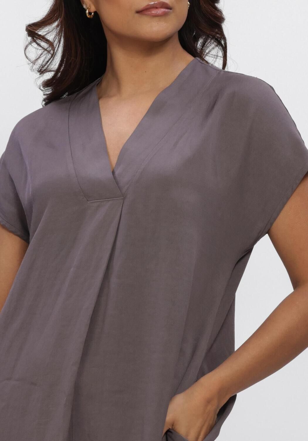 Graue SIMPLE Kleider SHORT SLEEVE DRESS - large