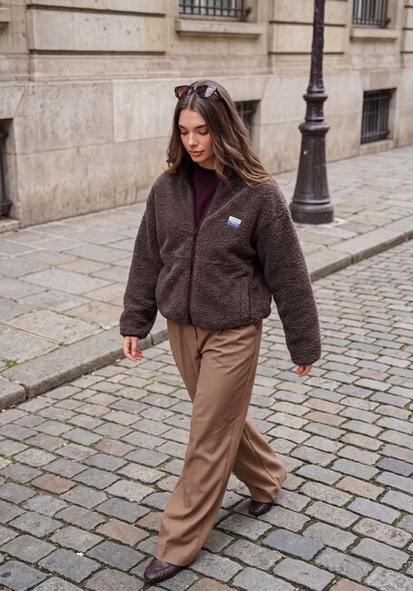 Braune AMERICAN VINTAGE Strickjacke HOKTOWN - large
