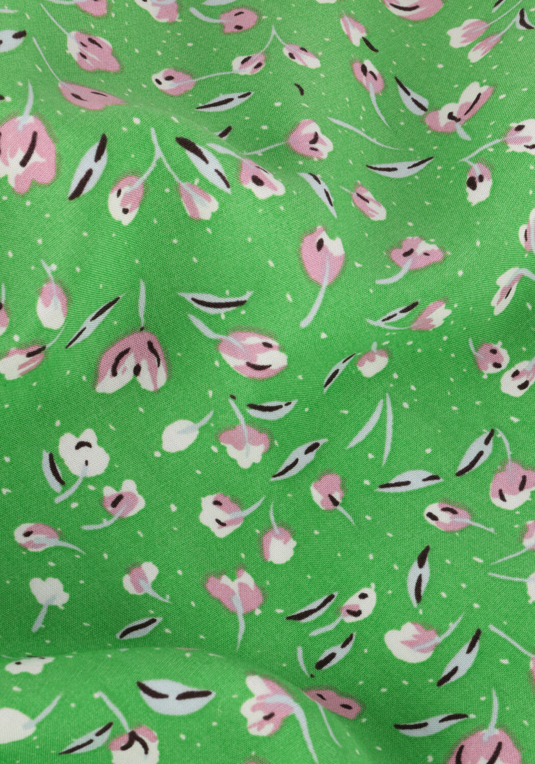 Gr&uuml;ne OBJECT Midikleid OBJEMA ELISE S/S LONG WRAP DRESS - large