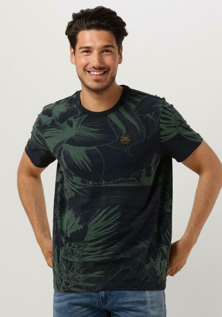 Dunkelblau PME LEGEND T-shirt SHORT SLEEVE R-NECK SLUB JERSEY - large