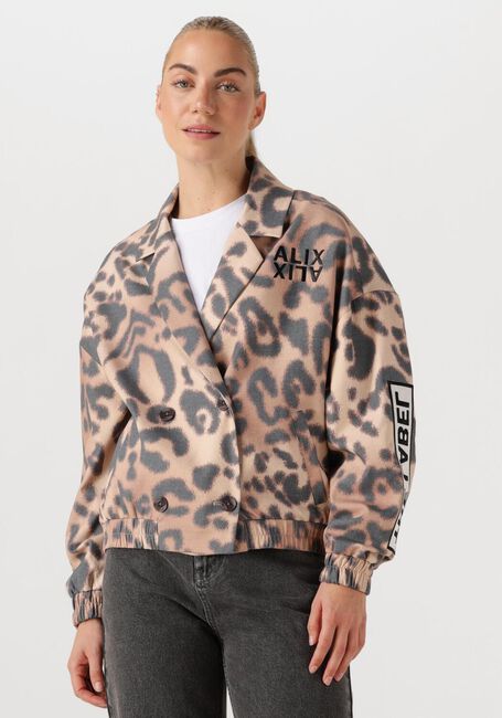Mehrfarbige/Bunte ALIX THE LABEL Jack LADIES WOVEN JAGUAR BOMBER - large