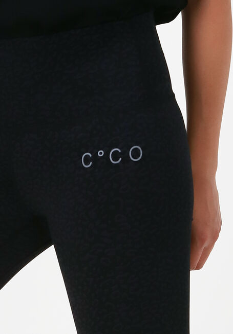 Schwarze CO'COUTURE Legging BAXTER ANIMAL TIEDS - large